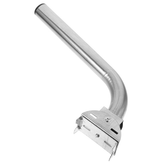 LITINKIMI Stainless Steel Antenna Mount Bracket Silver 1Pack 12.6x6.3x2.2in