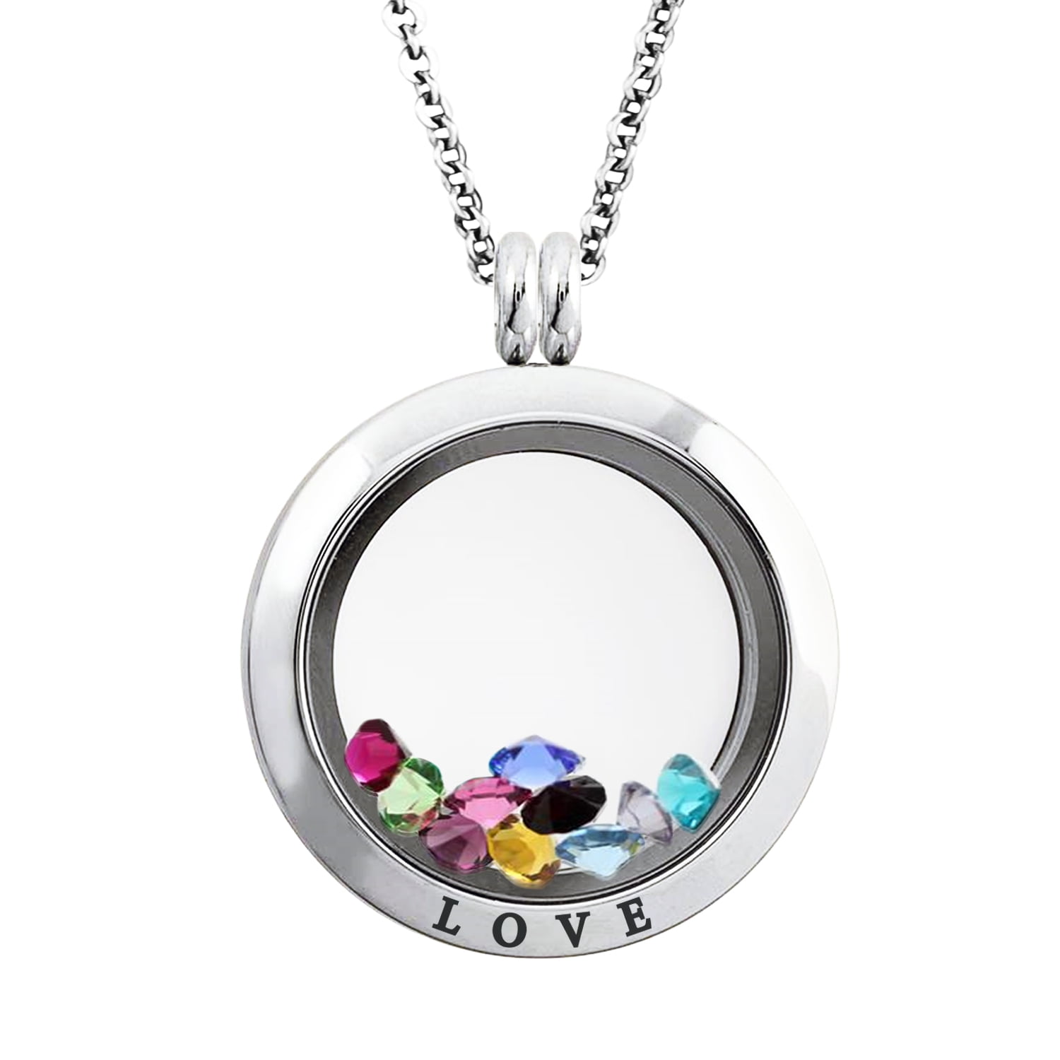 CharmSStory Music Style Floatimg Charms Living Locket Magnetic Necklace Pendant