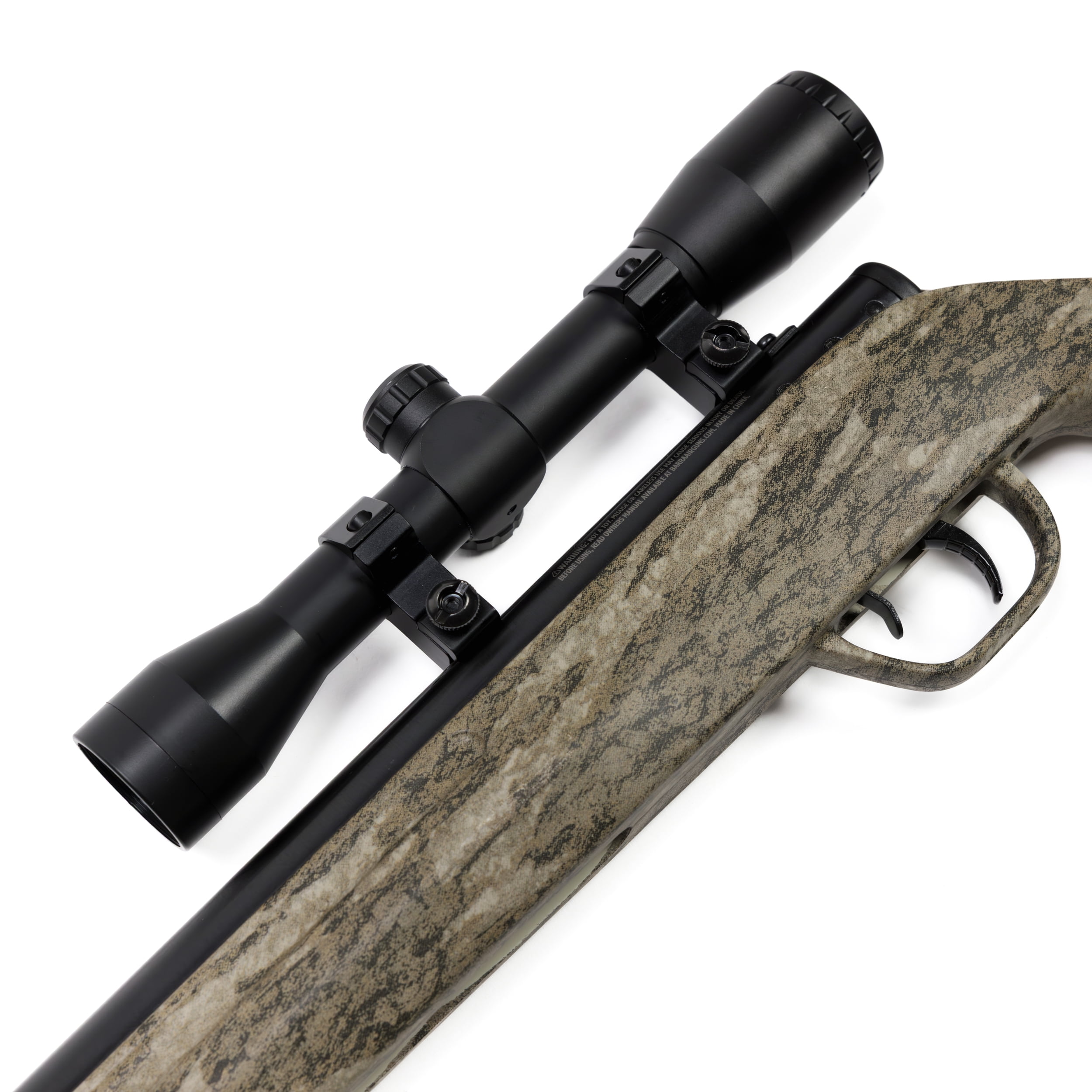 Barra 1200g Dual Caliber Gas Piston Break Barrel, Mossy Oak New Bottomland