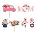 thumbnail image 2 of RnemiTe-amo 20Pcs Happy Mother's Day Cake Topper Mom Letter Cake topper Pink, Decorative Party Cake Decoration for Mother's Day Birthday Party Supplies, 2 of 7