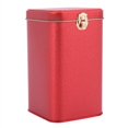 thumbnail image 4 of CNKOO 3X Metal Tea Cans High-Grade Lock Tinplate Coffee Candy Storage Box Tin Can Red, 4 of 8