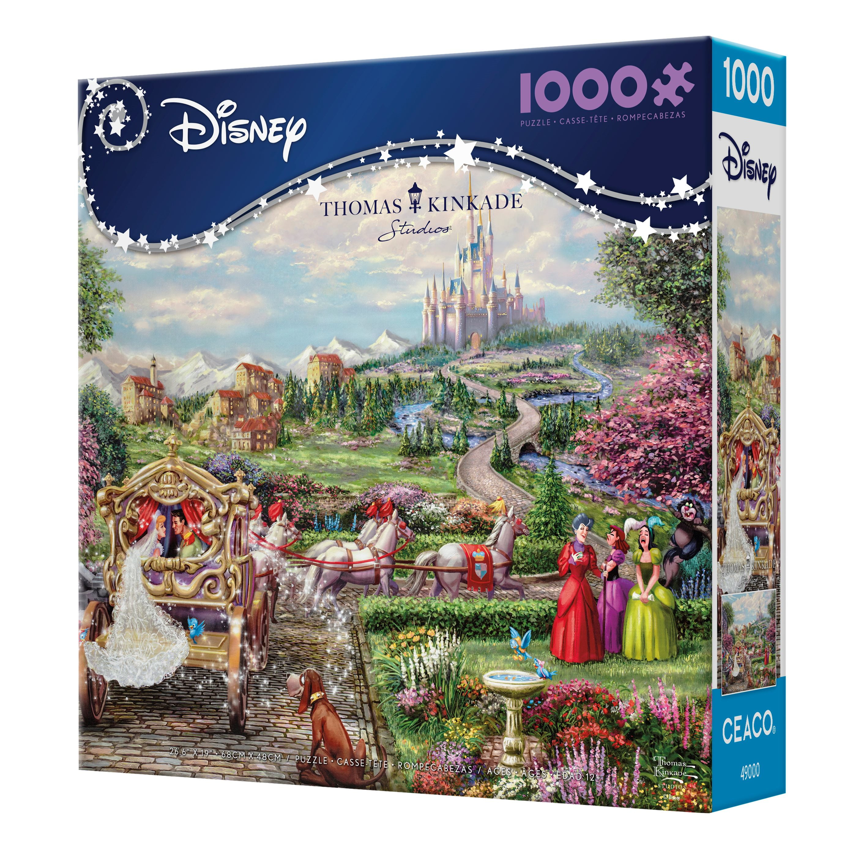 Ceaco Cinderella Happily Ever After 1000 Piece Interlocking Jigsaw Puzzle