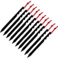 thumbnail image 2 of Aluminum Alloy Tent Stakes, 10Pcs Triangular Tent Pegs, 7075 Ultralight High Strength Durable Anchors, 2 of 4