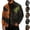 Earthy Yellow, variant on HAJWOH Mens Halloween Corduroy Jacket with Lapel Loose Fit Long Sleeve Fall Winter Coat