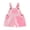 Pink, variant on Toddler Baby Girls Boys Summer Overall Shorts 6 12 18 24 Months 2T 3T 4T Cute Contrast Color Summer Jumpsuit with Pockets