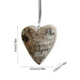 thumbnail image 3 of Xihbxyly Adorno para Árbol de Navidad, Copos de Nieve de Madera Nórdica, Colgante de Reno, Diseño Único de Madera Natural, Artesanía Fina, Adorno para Árbol de Navidad, Color Marrón, Tamaño 7,5 X 7,5, 3 of 6