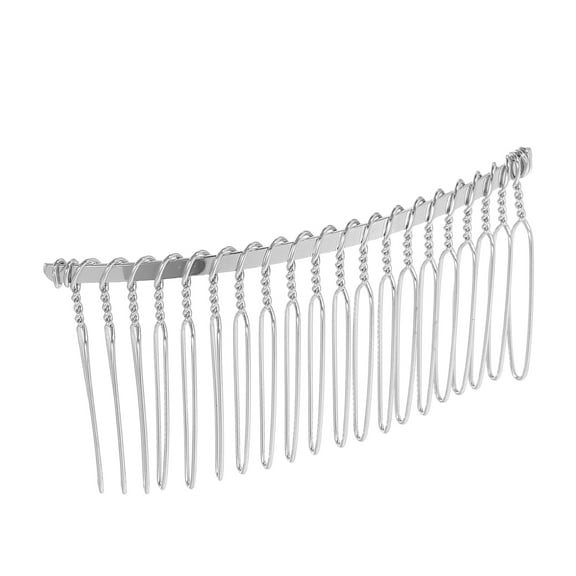 Beaupretty Wedding Veil Comb Bridal Hair Clip Comb for Sewing onto Wedding Veils 1Pcs