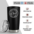 thumbnail image 3 of Promoted To Dad 2025 Tumbler 20Oz, Dad Est 2025 Mug, New Dad Gifts, Dad Established 2025 Coffee Cup, First Time Daddy Gifts Ideas For Father''s Day And Christmas, Fathers To Be Gifts, Dad Travel Mugs, 3 of 6