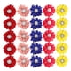 thumbnail image 1 of Lote de 25 lazos para el pelo con flores para perros y gatos, con gomas elásticas., 1 of 14