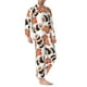 thumbnail image 2 of Balery Sushi Roll Pijama para Hombre de Dos Piezas con Manga Larga, Conjunto de Dormir y Descanso Suave con Bolsillos-X-Large, 2 of 7