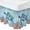 Bronze, variant on Blue Coastal Jellyfish Bed Skirt Queen Size 16 Inch Drop, Adjustable & Elastic Wrap Around Bed Skirts Pleated Dust Ruffles For Twin Full Queen Cal King Base Beds, Summer Beach Starfish Botanical