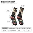 thumbnail image 2 of Balery Vintage Sunflower Cow Calcetas Largas con Estampado para Hombre y Mujer – Suaves y Transpirables, Talla Única (US 5-11), 2 of 6