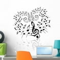 thumbnail image 1 of Valentine Music Theme Wall Decal by Wallmonkeys Peel and Stick Graphic (24 in W x 22 in H) WM229740, 1 of 4