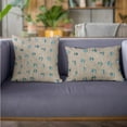thumbnail image 2 of Plutus 24" x 24" Wool Dot Luxury Throw Pillow in Blue, 2 of 3