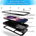 thumbnail image 2 of for Samsung Galaxy S25 6.2" Aluminum Alloy Metal Heavy Duty 360 Full Body Shockproof Dustproof Screw Bumper Drop Protective Phone Case, 2 of 14