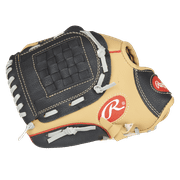 (2 pack) Rawlings Players Series 10 In. Youth T-Ball and Baseball Gloves and Mitts, Left Hand Throw