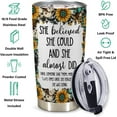 thumbnail image 3 of Mom Life Gifts for Women - Stainless Steel Mom Tumbler Cup 20oz - Leopard Sunflower Travel Mug - Funny Birthday Gifts for Mom Women Wife & Mothers Day Gift For Mom From Daughter Son Husband, 3 of 5