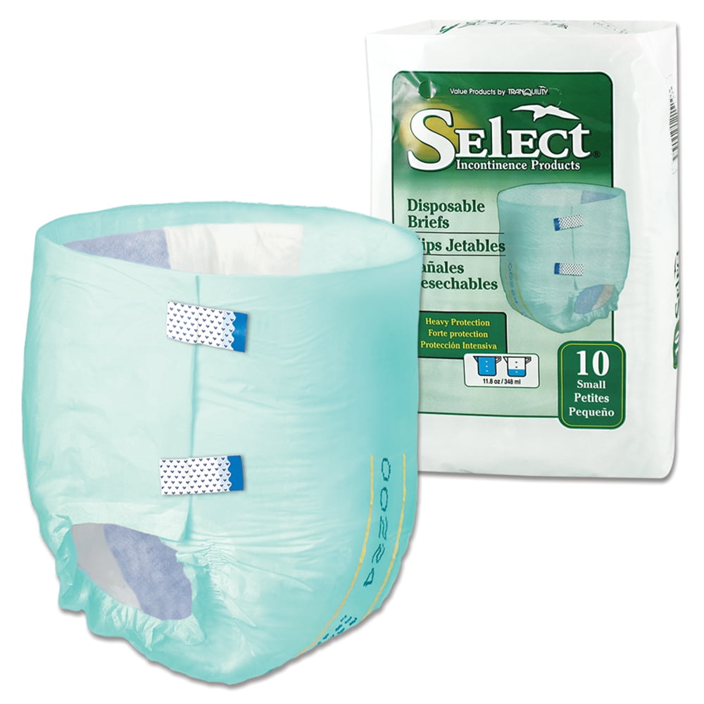 Tranquility Select Adult Disposable Incontinent Brief 2620 Small Case