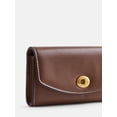 thumbnail image 4 of Free Assembly Women's Faux Leather Clutch Wallet, Autumn Brown, 4 of 4