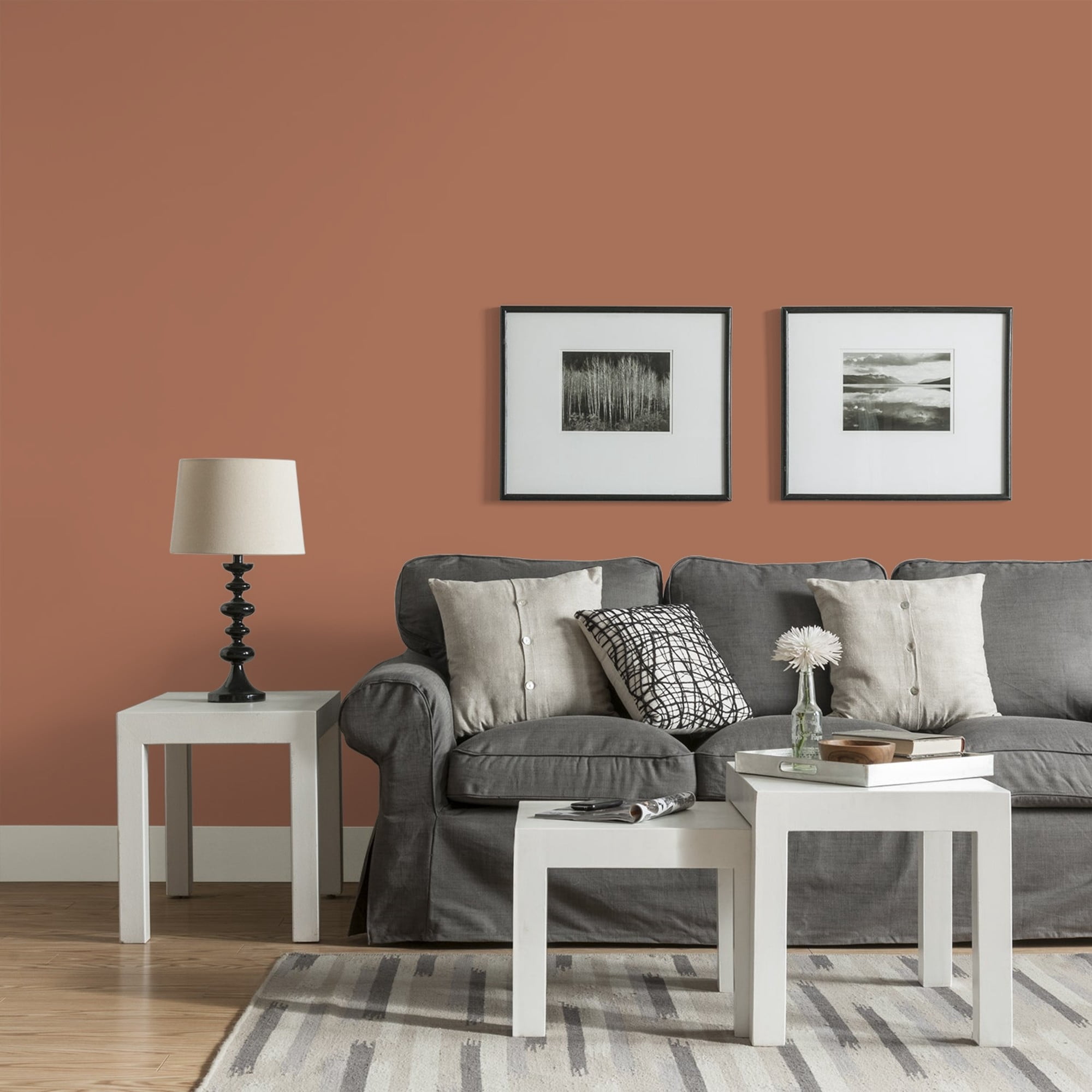 Glidden Spred Nutmeg / Brown, Eggshell Interior Paint with Primer, 1 Gallon