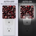 thumbnail image 2 of Valentine's Day Love LED Square Night Lights - Energy Efficient and Stylish Decor for Any Room | Set of 2 Dimmable Bedside Lamps with Touch Control and Auto Timer, 2 of 6