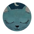 thumbnail image 4 of Orinice Cute Cat Round Table Cover Stain Resistant Washable Indoor Outdoor Tablecloth Kitchen Dining Wedding Parties 100% Polyester Fiber 42-46, 4 of 8
