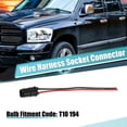 thumbnail image 2 of 10uds Coche T10 194 Redondo Pre Cable Arnés Hembra Enchufe para LED Bombilla, 2 of 6
