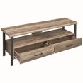 thumbnail image 4 of Stonecroft Furniture Support de Télévision 59" en Pin Vieilli et Bronze Foncé, 4 of 10
