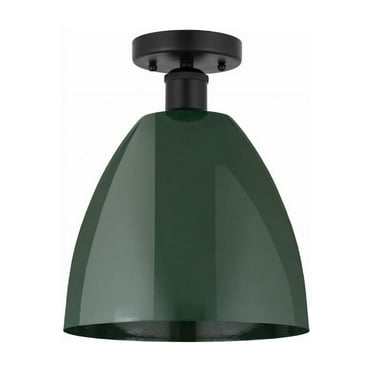 Innovations Lighting - Plymouth Dome - 1 Light Semi-Flush Mount In Industrial