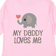 thumbnail image 4 of Inktastic My Daddy Loves Me Boys or Girls Long Sleeve Toddler T-Shirt, 4 of 5