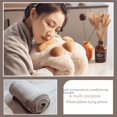thumbnail image 3 of Edredón de almohada para coche con garra de gato, almohada de artefacto para siesta de oficina de doble propósito, manta de aire acondicionado, almohada 2 en 1 para almuerzo, 3 of 6