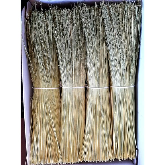 Broom Corn for Crafting and Broom Making 10 Pound Bundle 20" Length (Broom Corn)