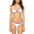 thumbnail image 1 of Tavik Womens Jett Triangle Bikini Swim Top blkdwhite S, 1 of 1