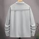 thumbnail image 4 of pstuiky camisas de manga larga para hombre, Chaqueta de trabajo informal de manga larga con botones y bolsillos dobles para hombre, color liso, a la moda top de hombre m, 4 of 7