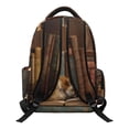 thumbnail image 2 of FUIALDOLG Sleeping Fox Print Lightweight Kids Backpack with multi-tasche Multiple Compartments Book Bag, Multi-Pocket 17 Inch College Students Backpacks for Middle School Travel, 2 of 9