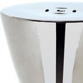 thumbnail image 3 of Safavieh Liana Hourglass Indoor/Outdoor Garden Patio Stool, Silver, 3 of 4