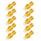 thumbnail image 4 of FELTECHELECTR 10 llaveros de neopreno con forma de bálsamo labial, llaveros creativos para colgar en bolsos (estilo béisbol amarillo), 4 of 7