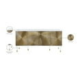 thumbnail image 2 of Meridian Furniture Bellissimo Solid Wood Sideboard/Buffet in White Lacquer/Gold, 2 of 6