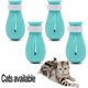 thumbnail image 3 of 4 zapatos para gatos, botas antiarañazos para pies de gato, cubierta ajustable para patas de gato, baño en casa, tratamiento de belleza, Control, estación de masaje para gatos (azul), 47cm Versa JAMW Sencillez, 3 of 5