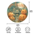thumbnail image 7 of WOBOGO Smiling Pumpkin Round Placemats Set of 1 Heat Resistant Washable Kitchen Table Decorations 15.4in, 7 of 7