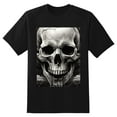 thumbnail image 2 of Plus Size Shirt for Women Black Tops for Women Short Sleeves Shirt for Women Skull 1 T Shirt Oversized Shirt for Women S, 2 of 5