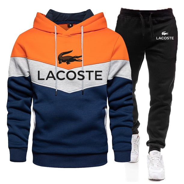 Conjunto De Sudadera Deportiva Para Hombre Casual Fitness Suéter Pantalones Ropa Al Aire Librepangjing