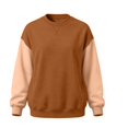 thumbnail image 5 of qafoshin Color Block Crew Neck Sweatshirt for Men, Fashion Classic Regular Fit Soft Raglan Long Sleeve Casual Pullover Tops, 5 of 5