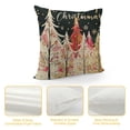 thumbnail image 4 of YINGXI  Pink Christmas Tree Merry Christmas Throw Pillow Cover, Pink Christmas Cushion Case Decoration for Sofa Couch 20x20in, 4 of 5