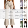 thumbnail image 2 of High Waisted Straight Leg Suit Pants for Women,Business Casual office Dress Trousers with Pockets Coffee M(M), 2 of 8