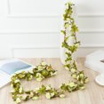 thumbnail image 4 of Coofit 5PCS Artificial Rose Vine Plastic Hanging Flower Vine Rose Flower Garland, 4 of 10
