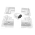 thumbnail image 4 of Kit de soporte de soporte de panel solar Kit de montaje del panel solar techo de techo fácil de instalación con caja de unión para RVS de tejados 5pcs, 4 of 8