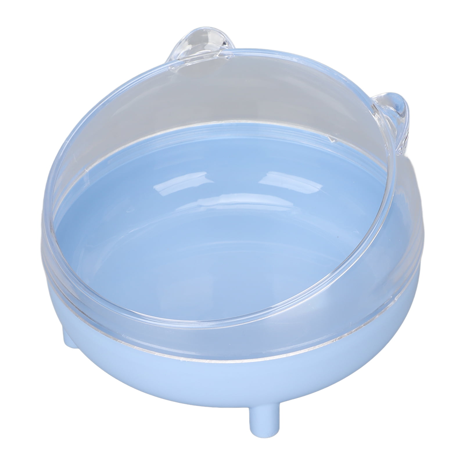 Suodoka Cat Tilted Bowl Oblique Mouth Pet Feeder to Protect Spine for Dog Puppy Small Animals, Elevated Neck Guard Feeding Dish, Blue Color, 5.12 inches / 13 cm