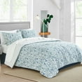 thumbnail image 2 of Poppy & Fritz Olivia Blue Twin Comforter Set, 2 of 12