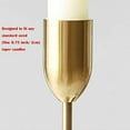 thumbnail image 4 of Candlestick Holders Taper Candle Holders, 3 Pcs Decorative Candle Stick Holders Set, Gold Modern Candlestick Holders Set for Table Wedding, Dinning, Party, 4 of 7